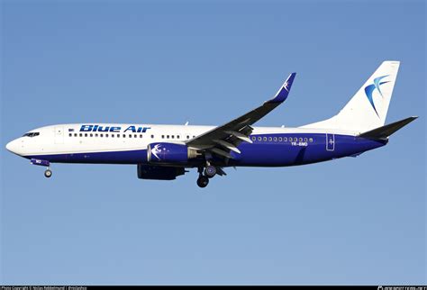 YR BMD Blue Air Boeing 737 85F WL Photo By Niclas Rebbelmund