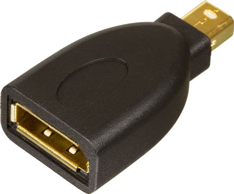 Deltaco Displayport Adapter Mini Displayport 20 Pin Han Til Displaypo