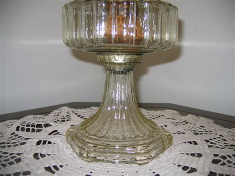 Antique Vintage 1930 S Aladdin Kerosene Clear Glass Oil Lamp Item 422 For Sale