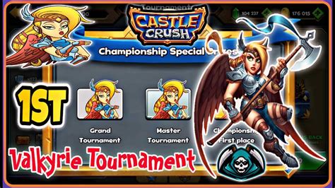 Castle Crush Belated Valkyrie Tournament Is Here Legend