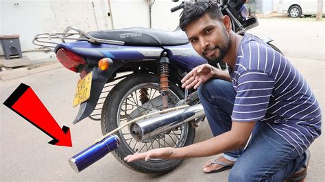 How To Make Ktm Duke Exhaust Silencer Sound For Bajaj Ct Bike