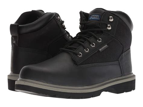 Lyst - Skechers Work Makanix - Mennot (black) Men's Work Boots in Black ...