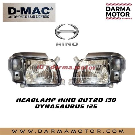 Jual LAMPU DEPAN HEADLAMP HINO DUTRO DYNASAURUS 130 HT D MAC Di Lapak