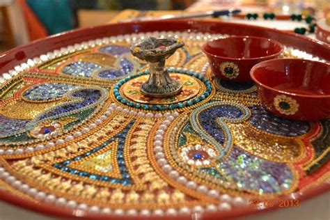 Thali Decoration Ideas During Navratri K Craft