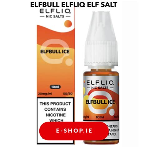 ELFBULL ICE NIC SALT E LIQUID BY ELF BAR ELFLIQ E Shop Ie