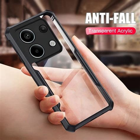 Para Xiaomi Poco M X Pro G G C Capa Acr Lica Transparente Tpu