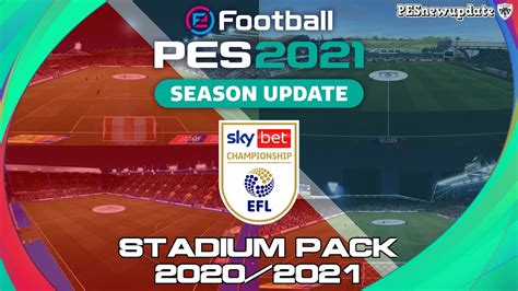 Pes Full Efl Championship Stadium Pack Youtube