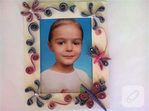 Quilling resim çerçevesi 10marifet org