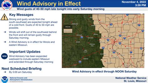 Wind Advisory Issued Through Noon Saturday St Louis Call Newspapers