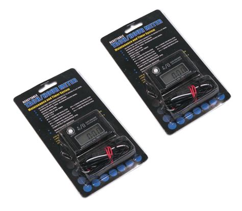 pack resettable digital tach hour meter