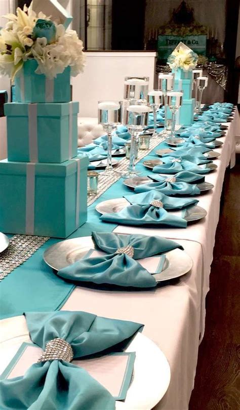 Love What They Ve Done With The Napkins At This Tiffany S Bridal Bash