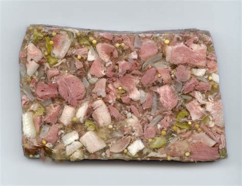 Food Sculpture Head Cheese Souse Meat Souse Recipe