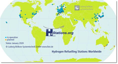 In 2019: 83 New Hydrogen Refuelling Stations Worldwide - FuelCellsWorks