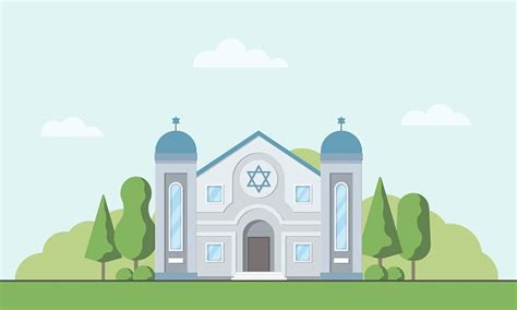 Synagogue Jewish Traditional Religion Building Judaism Worship Place