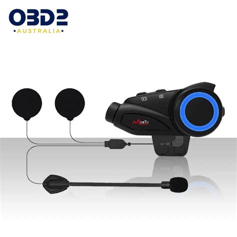 Bluetooth For Motorcycle Helmet Motorbike - Intercom & HD Camera