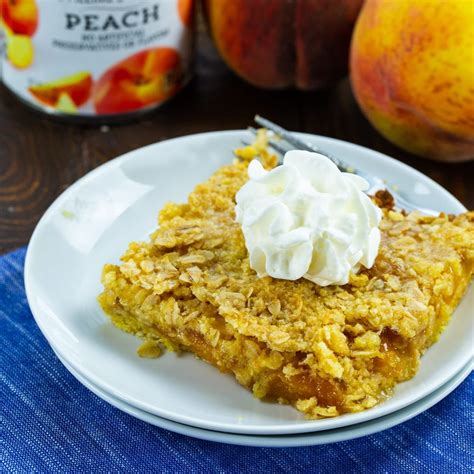 Easy Peach Bars - Spicy Southern Kitchen