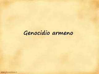 Genocidio Armeno PPT