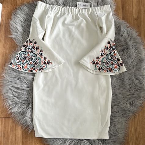 Sugarlips Dresses Sugarlips Mini Embroidered White Dress Poshmark