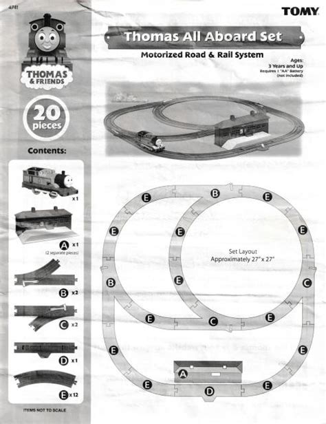 Tomy Plarail Catalogues Manuals