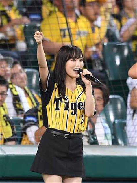 Nmb48・山本彩が「六甲おろし」の生歌披露 ウル虎ジャージーで参戦 サンスポ