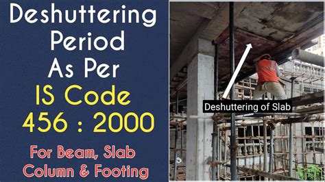de shuttering period     deshuttering  formwork youtube