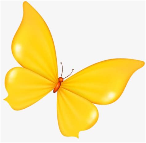 a yellow butterfly flying through the air