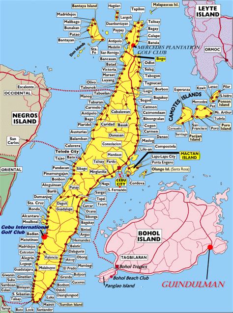 Maps Of Cebu And Bohol