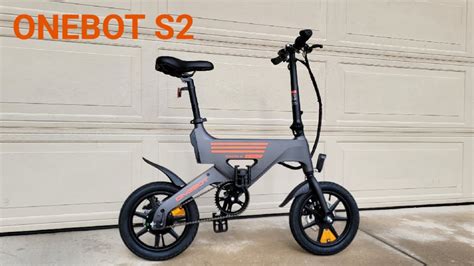 ONEBOT S2 Folding Electric Bike Unboxing Speed Test Video YouTube