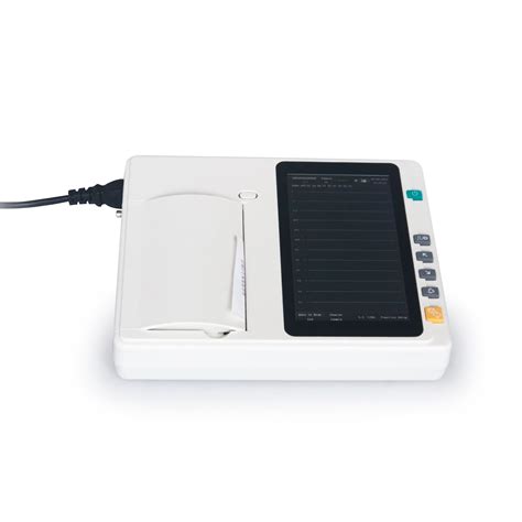 CE Approved Chinese Multi Parameters 10 Channel Touch Screen ECG Device