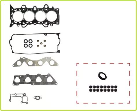 Jogo Junta Cabeçote Honda Civic 1 7 16v 2002 2007 C retentor