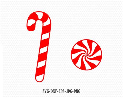 Holiday Candy SVG Candy Cane Svg Candy Svg Holiday Candy | Etsy