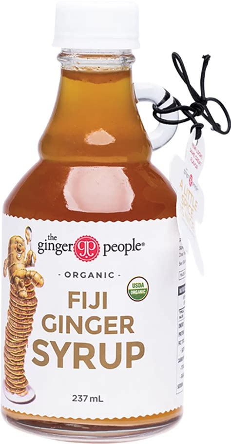 THE GINGER PEOPLE Fiji Ginger Syrup Organic 12x237ml Health Tree