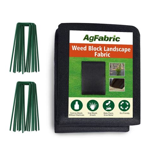 Agfabric Ft X Ft Oz Non Woven Weed Barrier Landscape Fabric