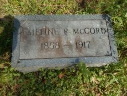 Emeline Emma Pinkerton Mccord Find A Grave Reminne