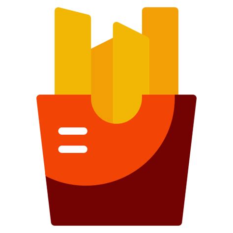 French Fries Generic Color Fill Icon