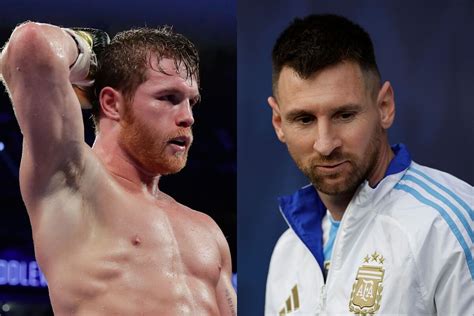 Sin Rencores Canelo Alvarez Ofrece Una Disculpa A Lionel Messi Tras