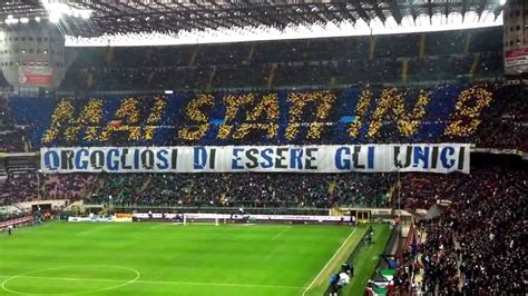 Spettacolo Coreografia Della Curva Nord Inter Juventus Youtube