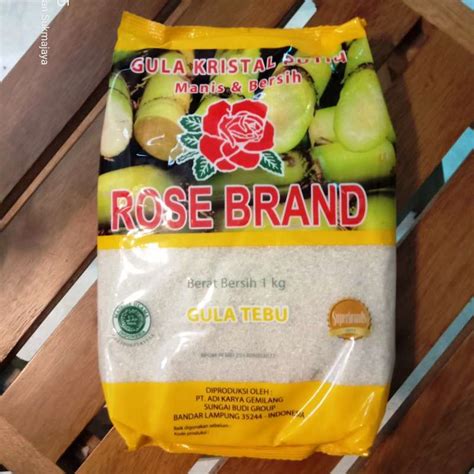 Jual Rose Brand Gula Tebu Pasir Kristal Putih Manis Rosebrand Kg Di