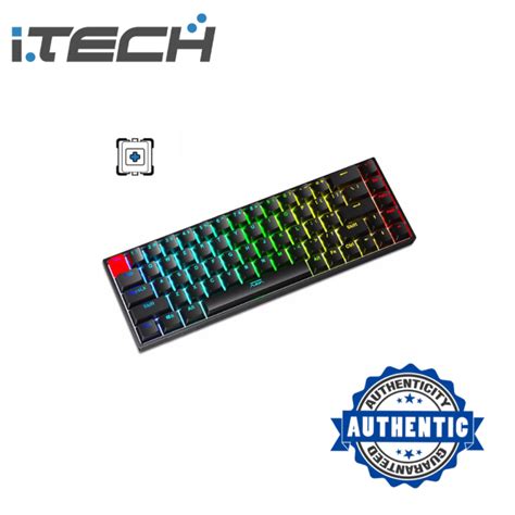 Aula F3068 Dual Mode Hot Swappable TKL Mechanical Keyboard Black
