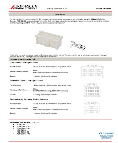 Advanced Motion Controls Kc Mc1xdz02 PDF