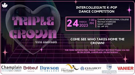 Intercollegiate K Pop Triple Crown Competition 2023 Champlain College