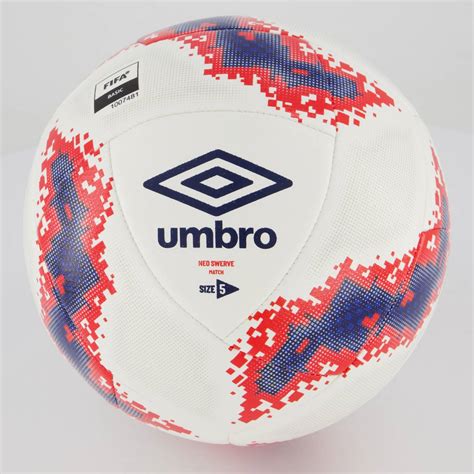 Bola Umbro Neo Swerve Match Fifa Basic Campo Branca E Azul Futfanatics