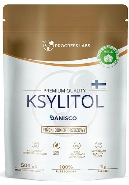 Ksylitol Fiński Cukier Brzozowy 500 G Progress Labs Sklep EMPIK