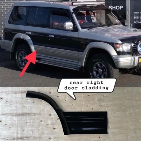 Mitsubishi Pajero Body Cladding Shopee Malaysia