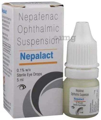 Nepafenac Ophthalmic Suspension Eye Drops 5ml 5 Ml At Rs 19960piece