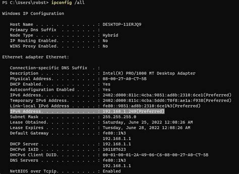 How To Find The Ip Address In Windows Using The Command Prompt