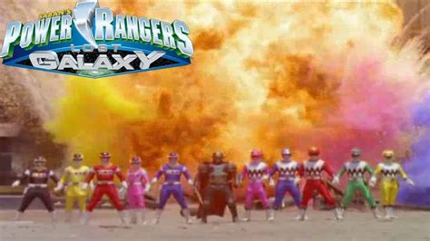 Power Rangers Lost Galaxy In Space Team Up Fan Opening Youtube