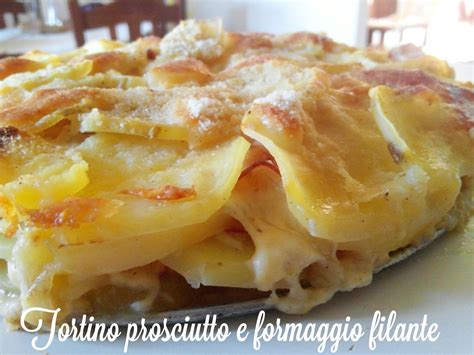 Tortino Di Patate Con Prosciutto E Formaggio Filante Ethnic Recipes