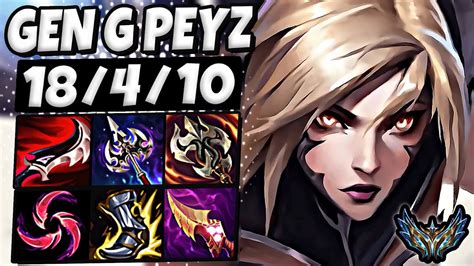 Kaisa Vs Kalista Adc Gen G Peyz Patch Korea Challenger Youtube