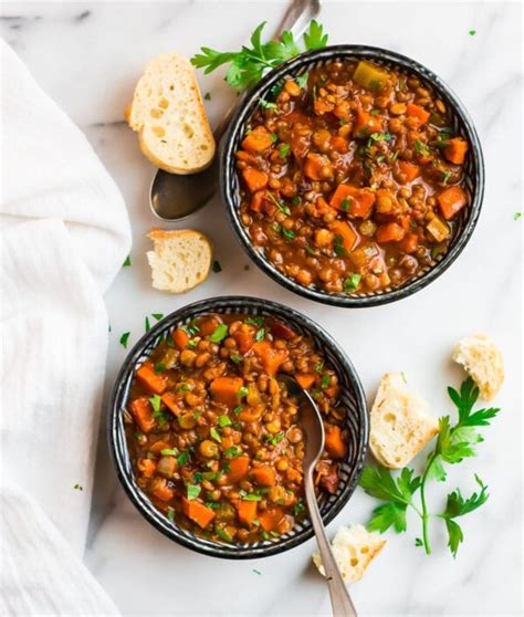 Crockpot Lentil Soup Easy Healthy Slow Cooker Soup Recipe Therecipecritic